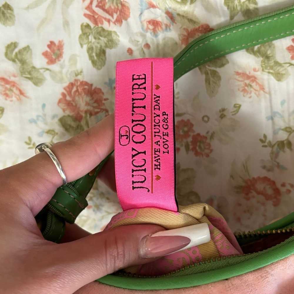 Vintage Juicy Couture pink velour shoulder bag y2k - image 6