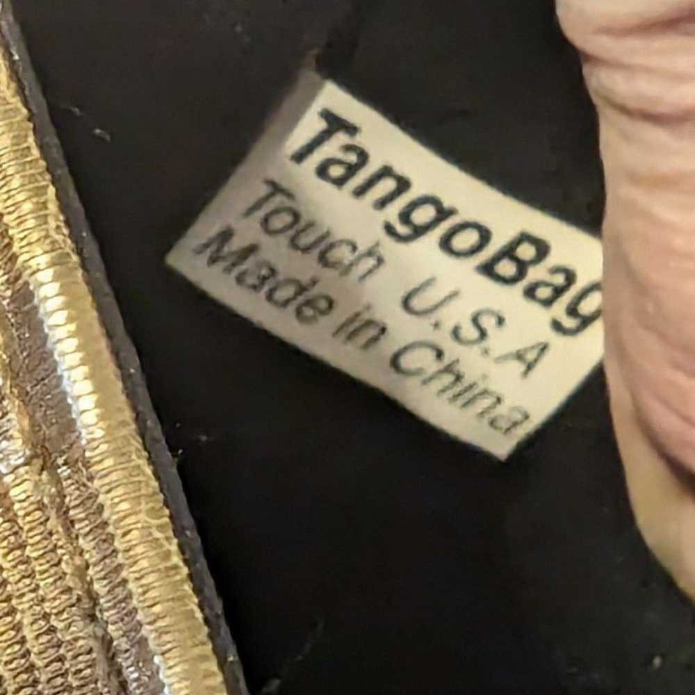 Tango Bag Gold Tone Bag with Metal Elephant detai… - image 12
