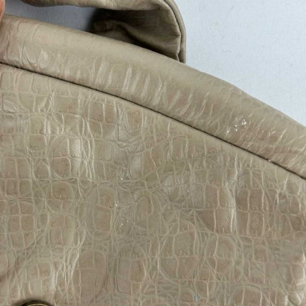Vintage Genuine Leather Tan Dumpling Crossbody Bag - image 6