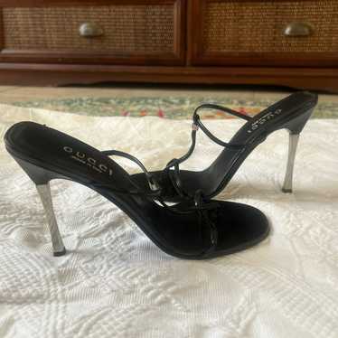 Gucci Black Patent Leather Heels Size 7.5 - image 1