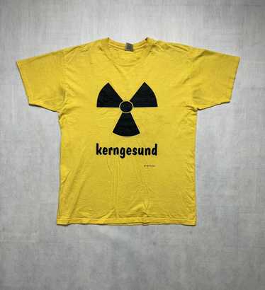 Vintage Tshirt Kerngesund 1997 vintage 90’s yellow