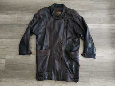 Missoni MISSONI 90's Vintage Leather Men's Coat, … - image 1