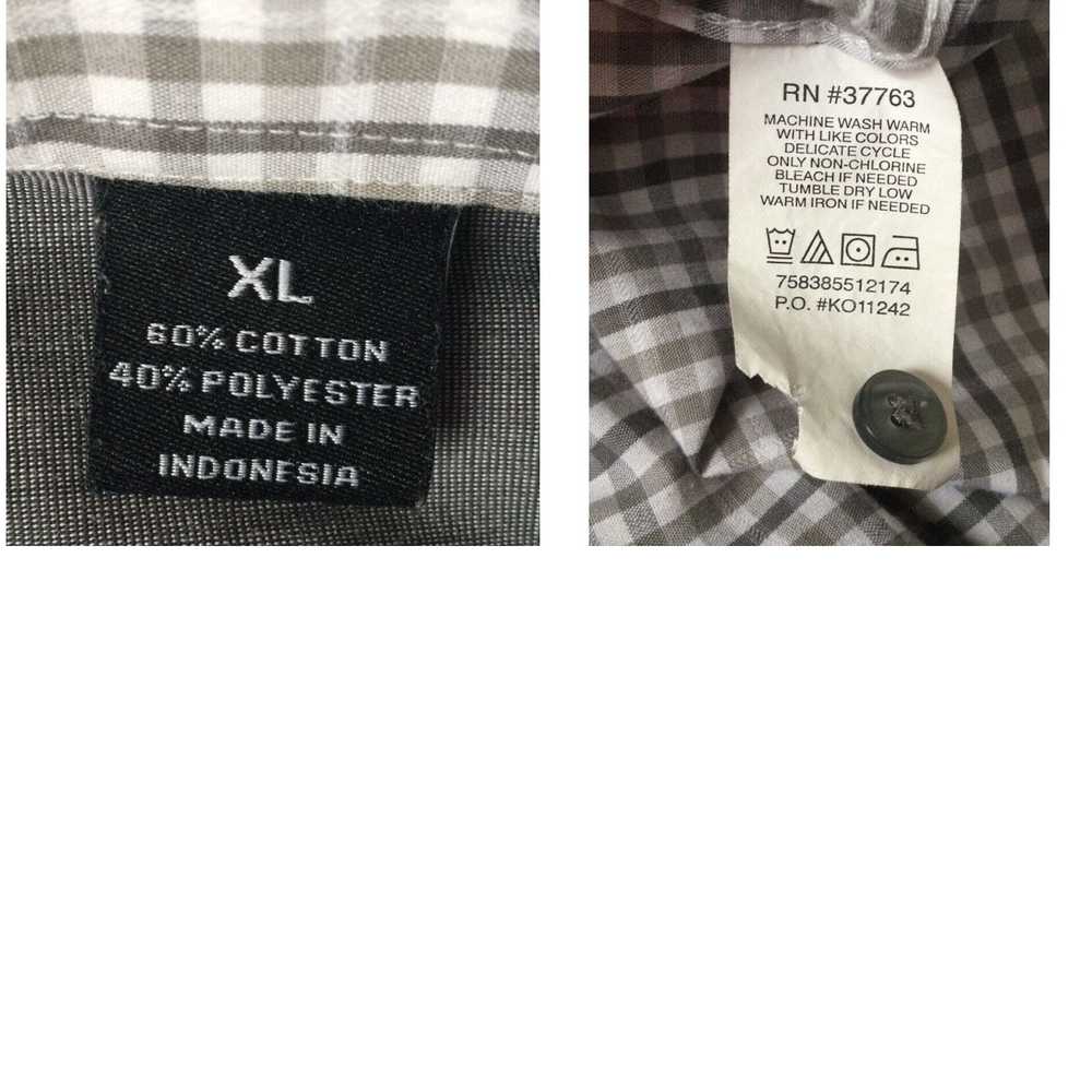 Vintage AXIST Mens Size XL Plaid Shirt Long Sleev… - image 4