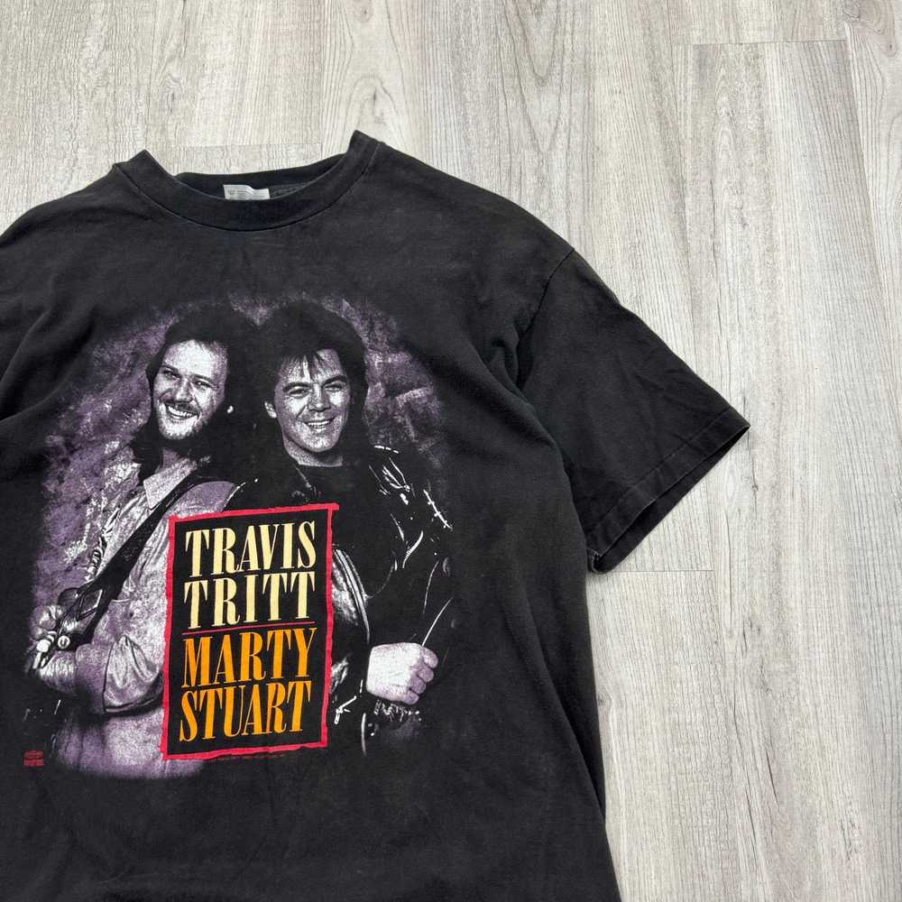 Vintage VINTAGE 90s Travis Tritt Marty Stuart No … - image 2