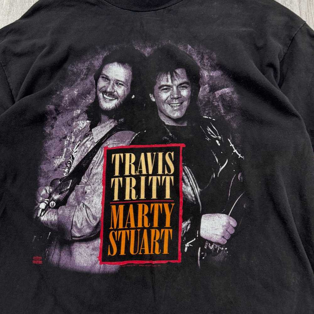 Vintage VINTAGE 90s Travis Tritt Marty Stuart No … - image 3