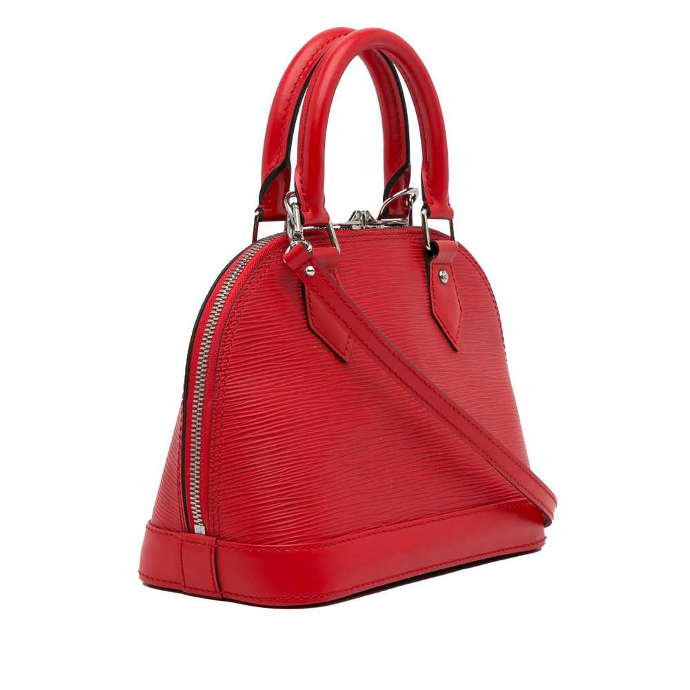 Red Louis Vuitton Epi Alma BB Satchel - image 2