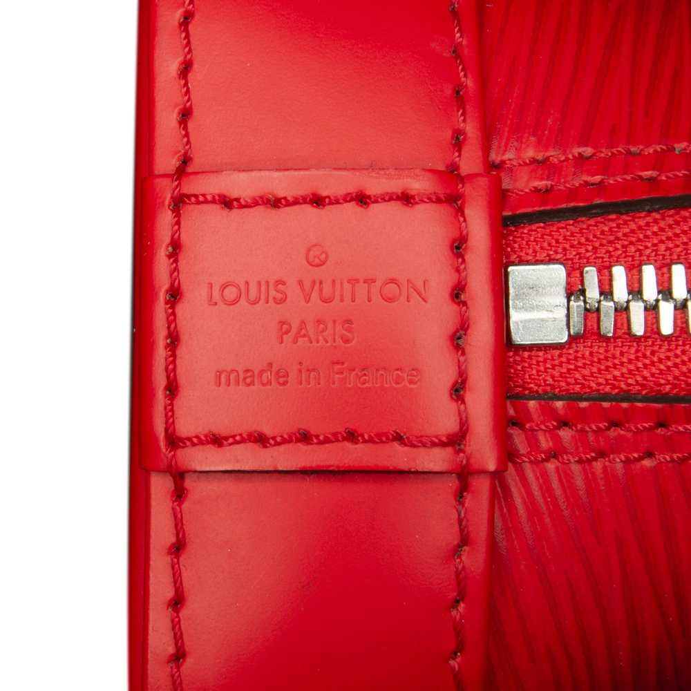 Red Louis Vuitton Epi Alma BB Satchel - image 8