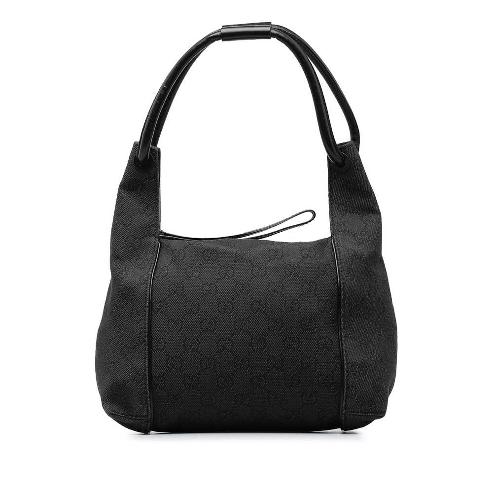 Gray Gucci GG Denim Shoulder Bag - image 1
