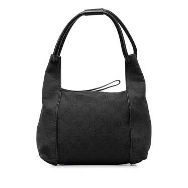 Gray Gucci GG Denim Shoulder Bag - image 1