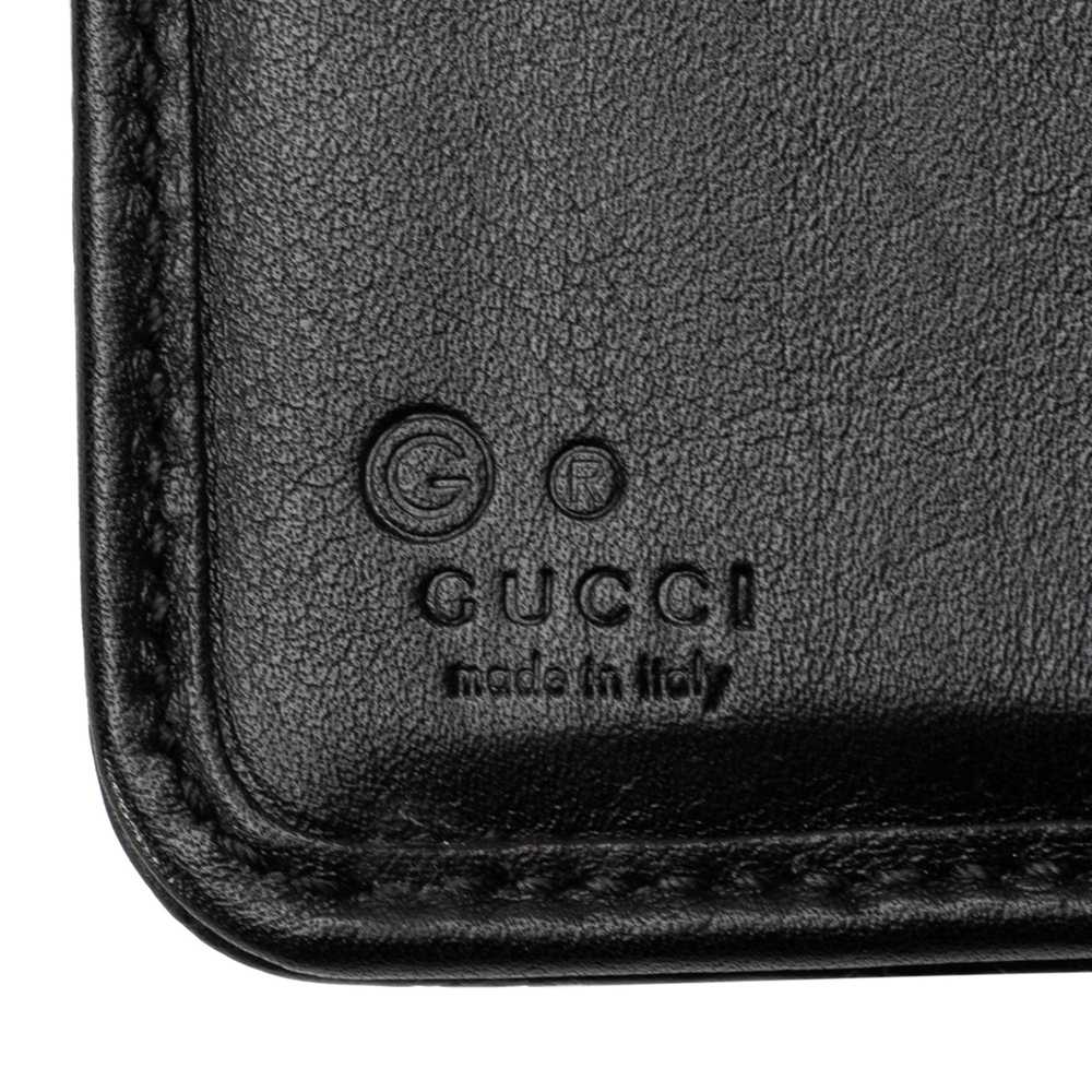 Black Gucci Microguccissima Long Wallet - image 8