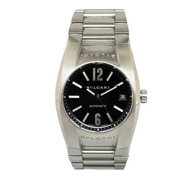 Silver Bvlgari Automatic Stainless Steel Ergon Wat