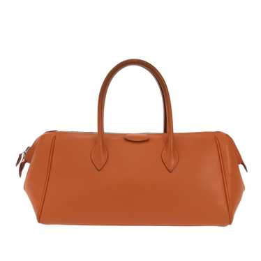 Orange Hermès Epsom Paris Bombay 27 Handbag