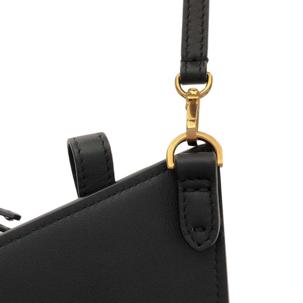 Black Fendi Mini Zucca and Leather 3 Pocket Cross… - image 8