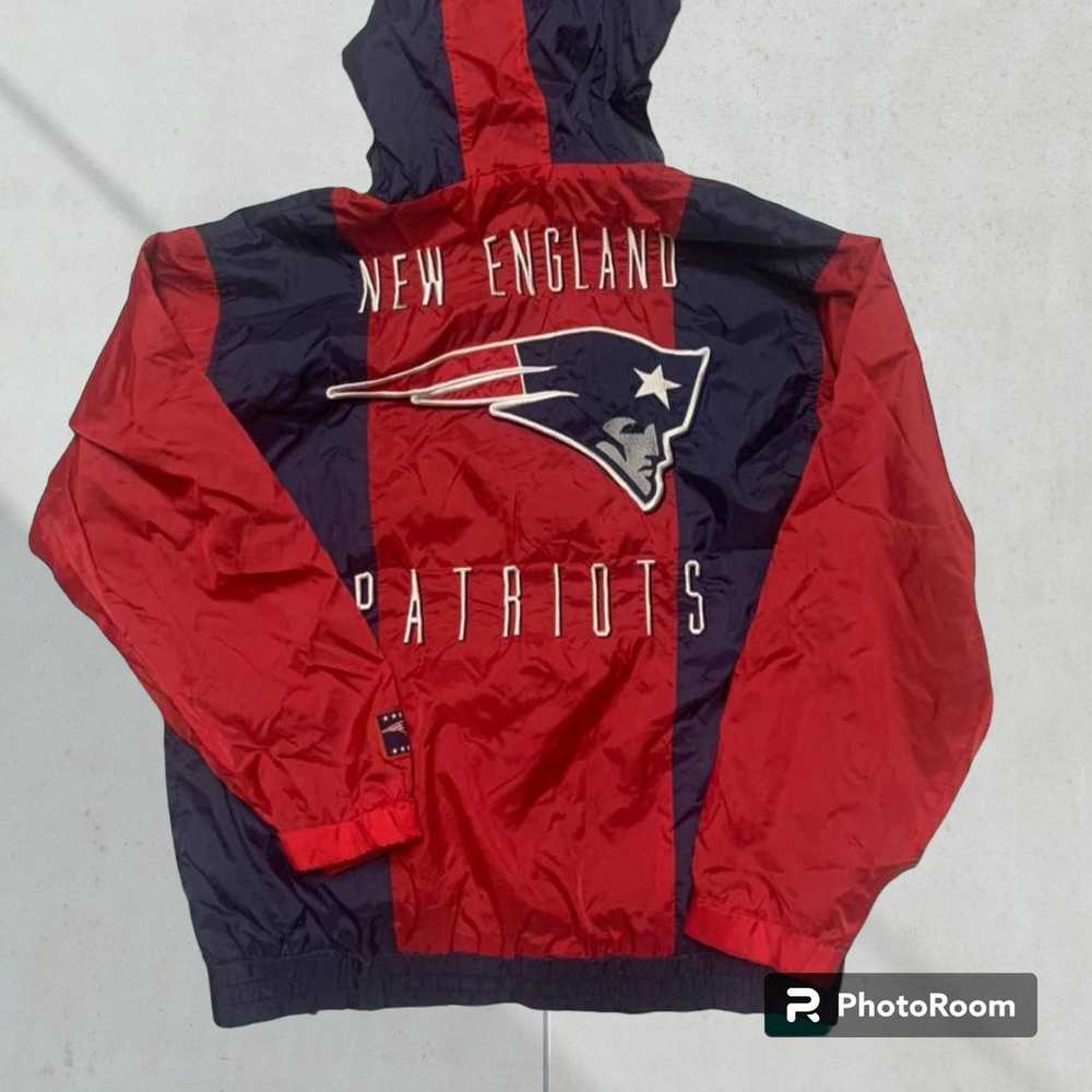 Vintage New England Patriots Windbreaker Jacket H… - image 3