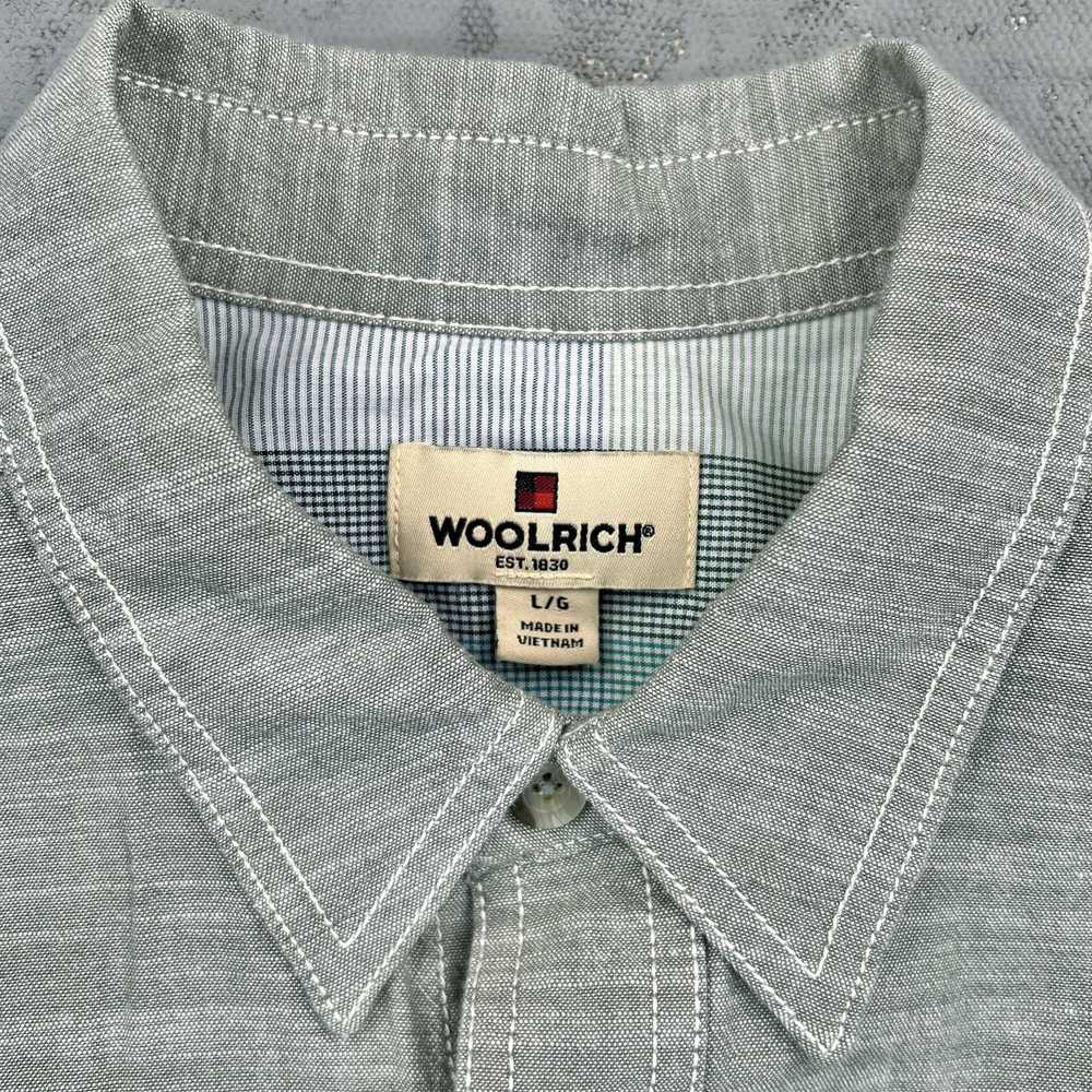 Woolrich Woolen Mills Woolrich Cotton Chambray Sh… - image 3