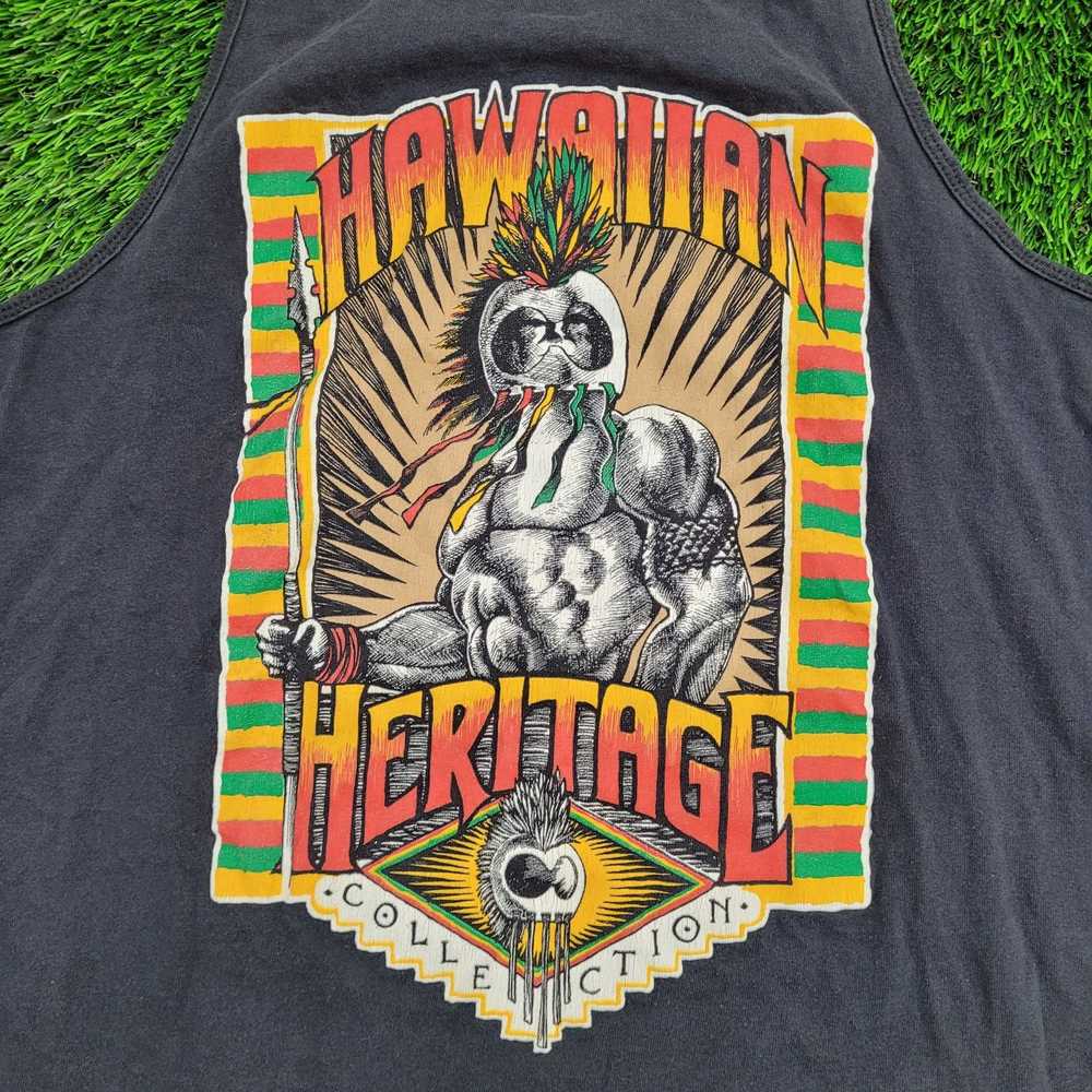 Fruit Of The Loom Vintage Hawaiian Warrior Tank-T… - image 12