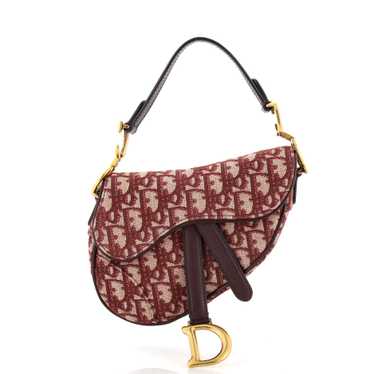 Christian Dior Saddle Handbag Oblique Canvas Mini - image 1