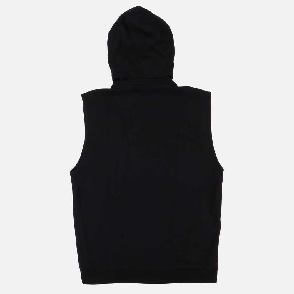 Givenchy Black Satin Pin-up Sleeveless Hoodie - image 10