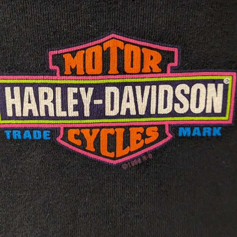 Vintage 1998 Harley Davidson Illinois Chicago Bla… - image 2
