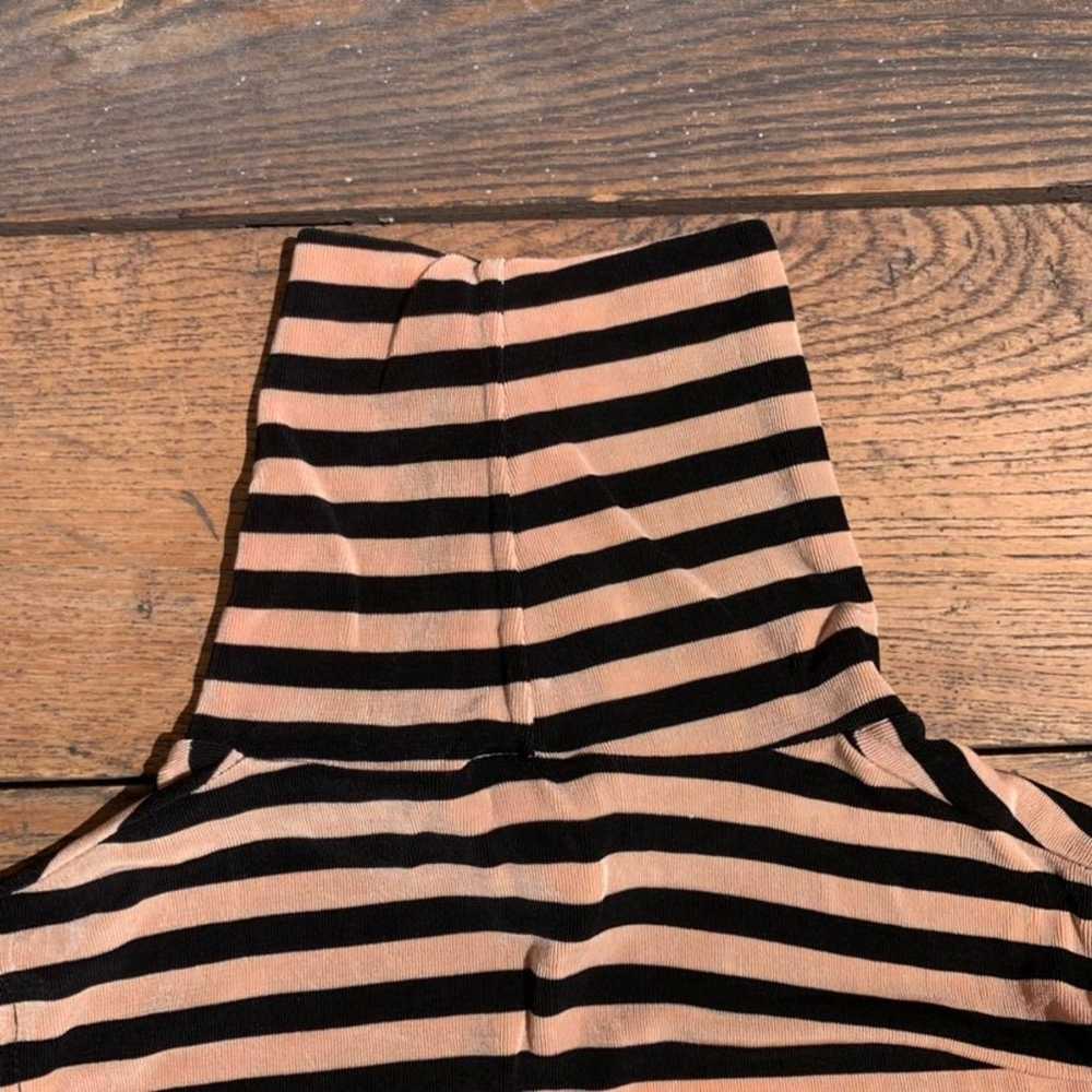 Vintage susan lawrence tan ans black striped stre… - image 11
