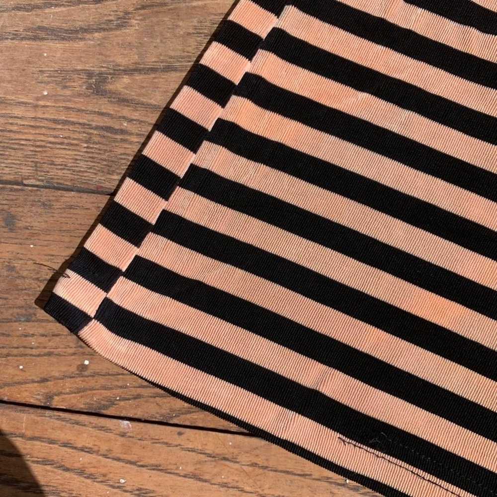 Vintage susan lawrence tan ans black striped stre… - image 7