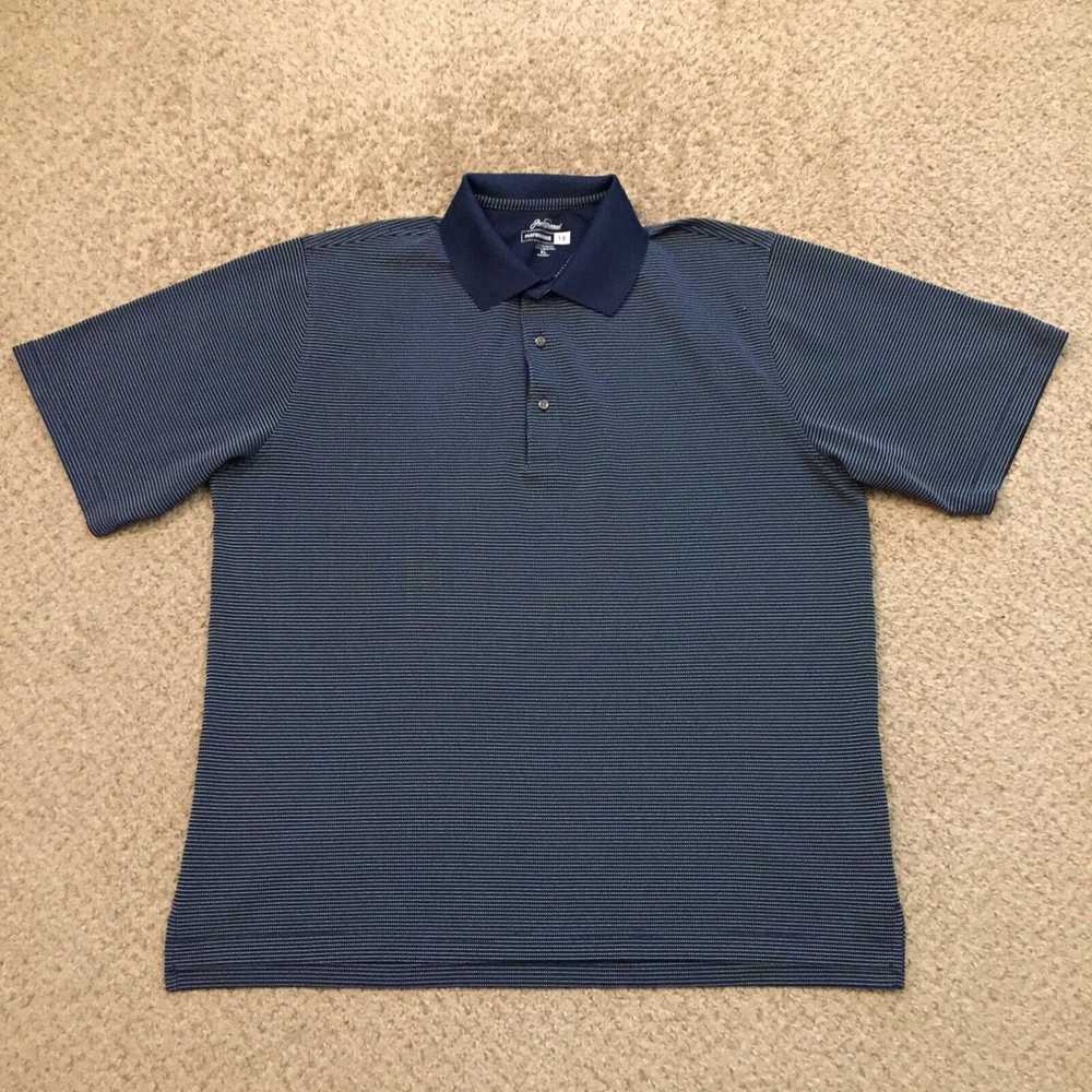 Vintage Jack Nicklaus Polo Shirt Mens XL Blue Str… - image 1