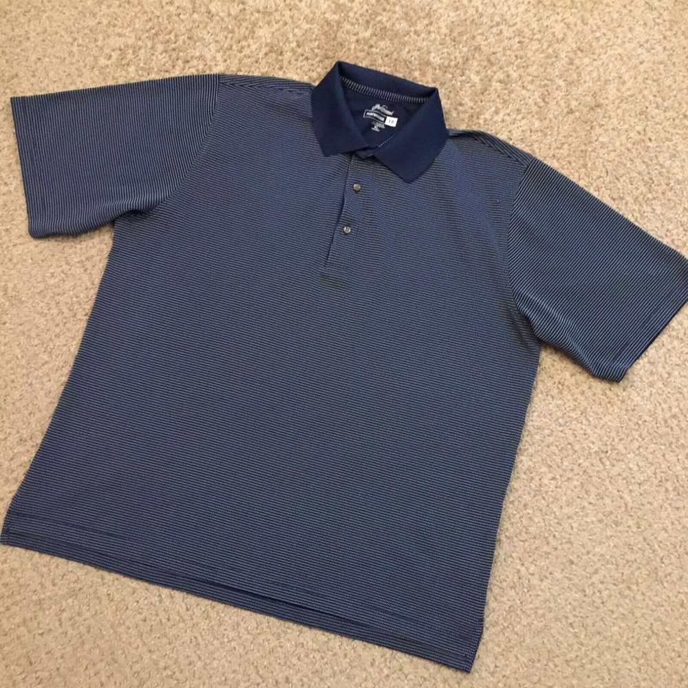 Vintage Jack Nicklaus Polo Shirt Mens XL Blue Str… - image 2