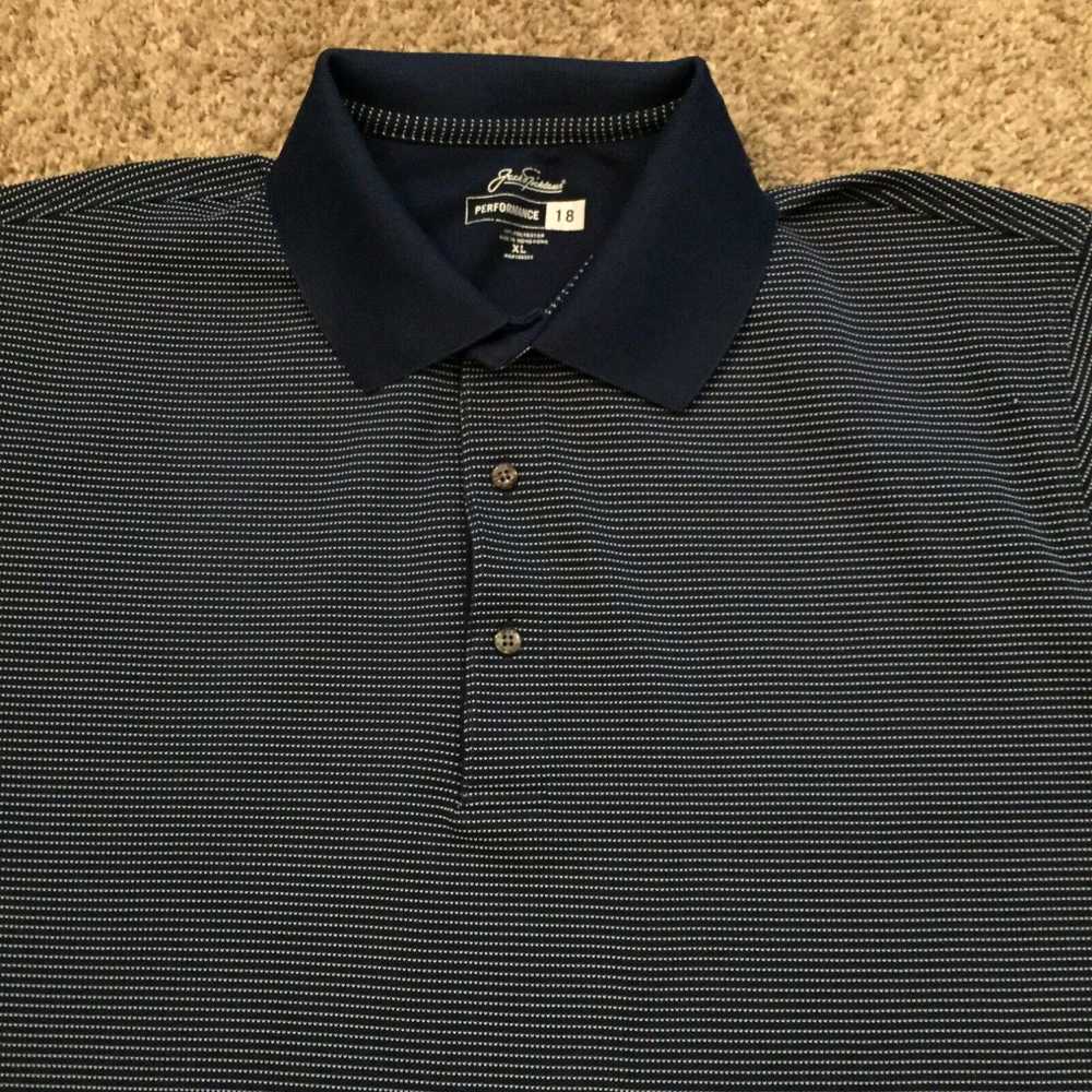 Vintage Jack Nicklaus Polo Shirt Mens XL Blue Str… - image 3