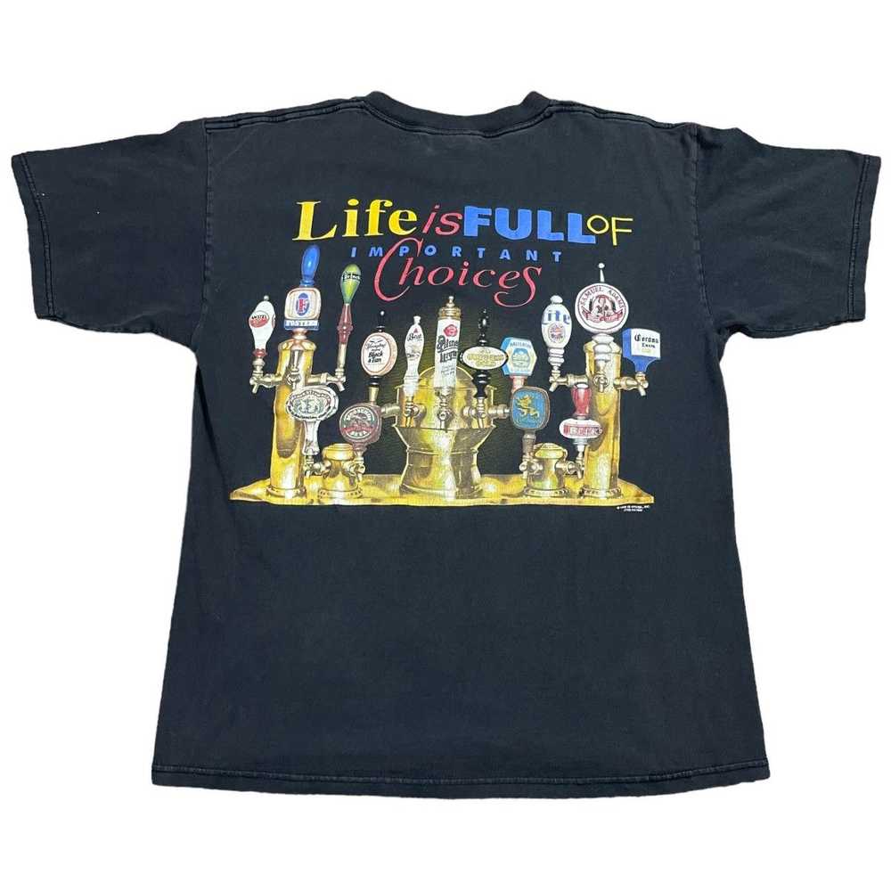 Gildan × Tee Shirt × Vintage Gildan Vintage Life … - image 1