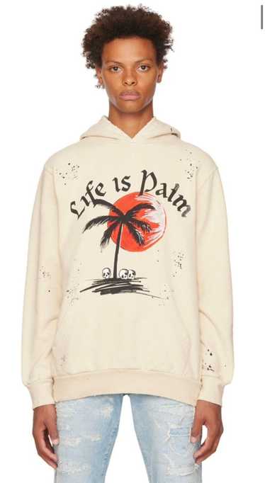 Palm Angels Off White GD Sunset Pullover Hoodie Si