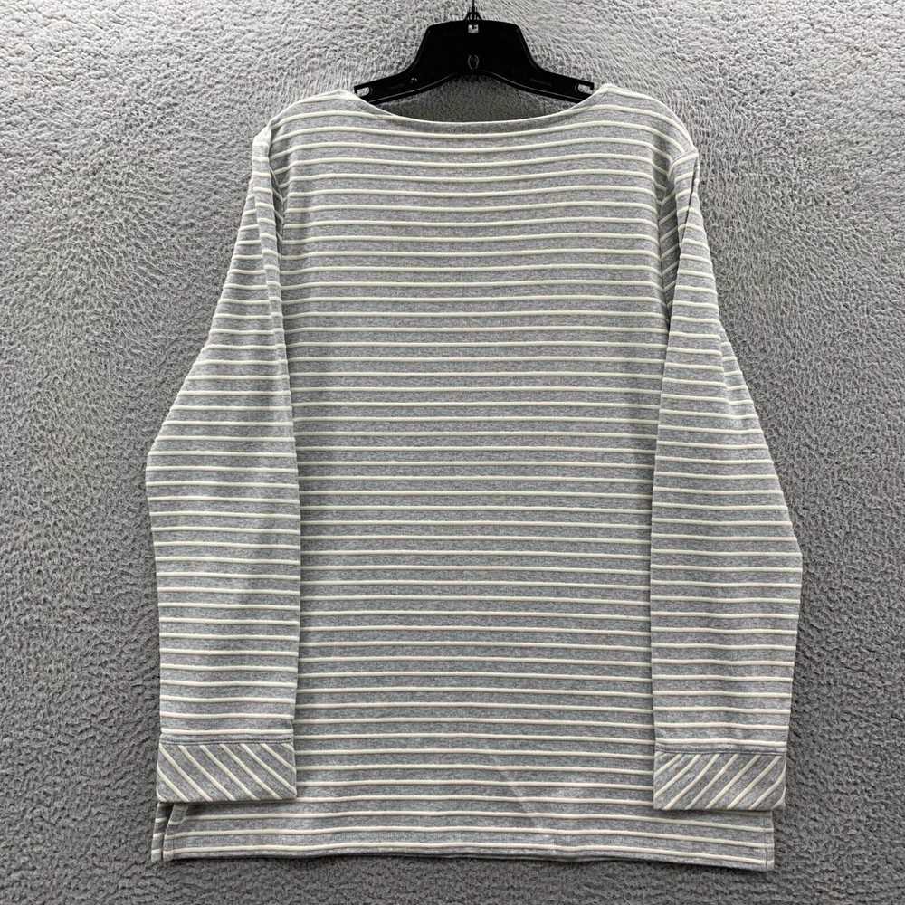 Talbots TALBOTS Blouse Womens Large Striped Top L… - image 2