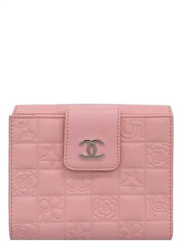 CHANEL Around 2003 Made Icon Cc Mark Plate Wallet 