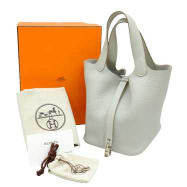 HERMES Picotin Lock PM Handbag Tote Bag Gripere L… - image 1