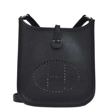 HERMES 2004 Black Epsom Evelyne TPM Shoulder Bag … - image 1