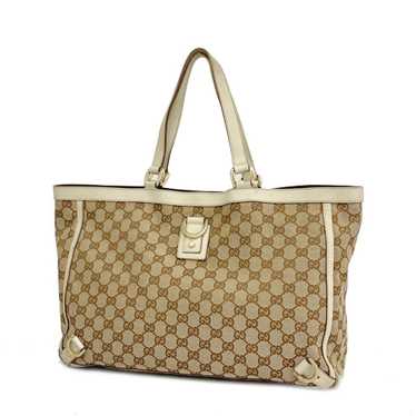 GUCCI Tote Bag GG Canvas Abby 141472 Beige Women's - image 1