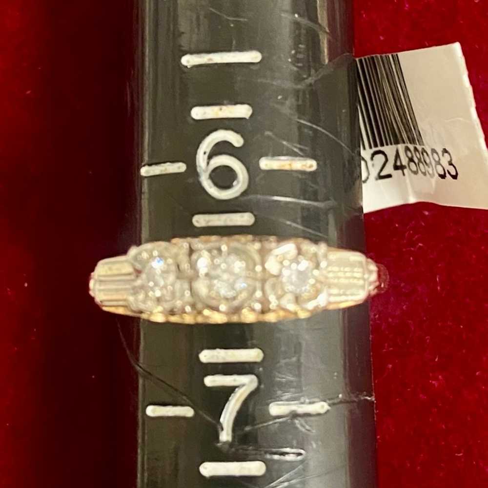 14k Diamond Band - image 6