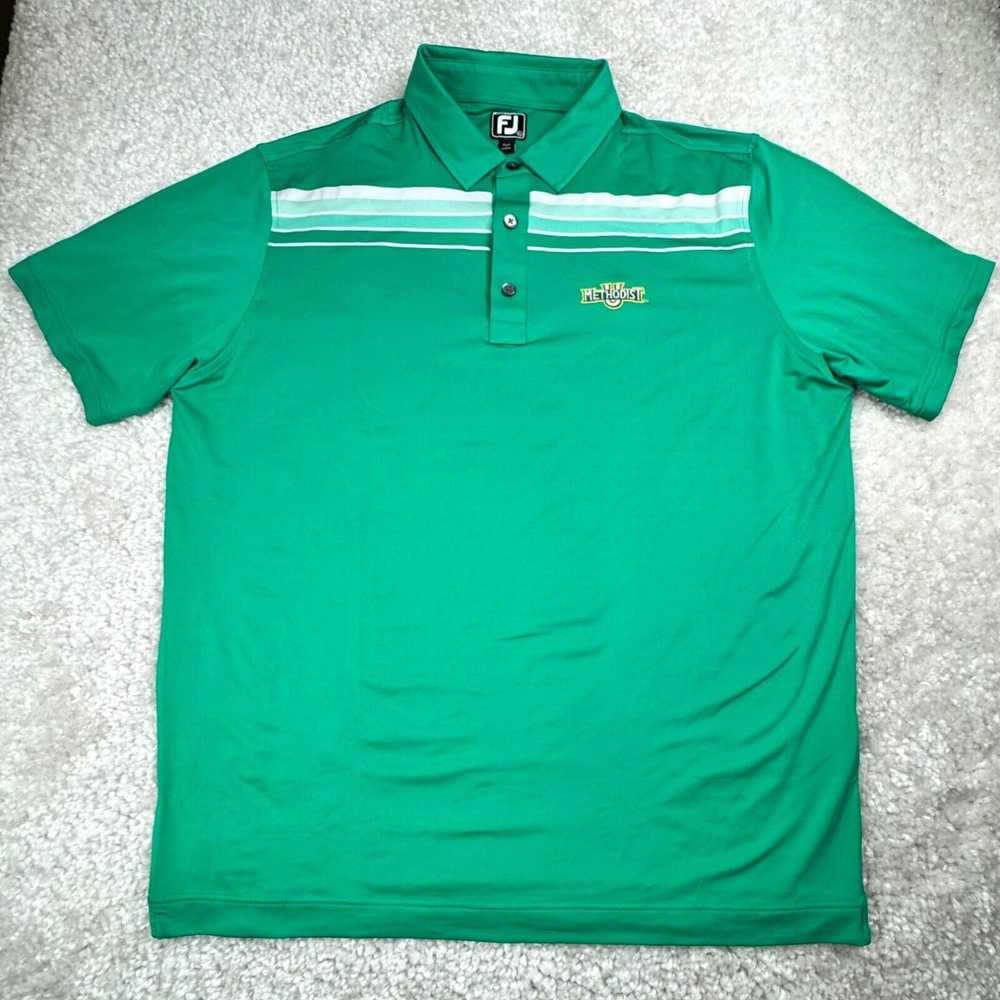 Footjoy Footjoy Polo Shirt Men XL Green SS Golf P… - image 1