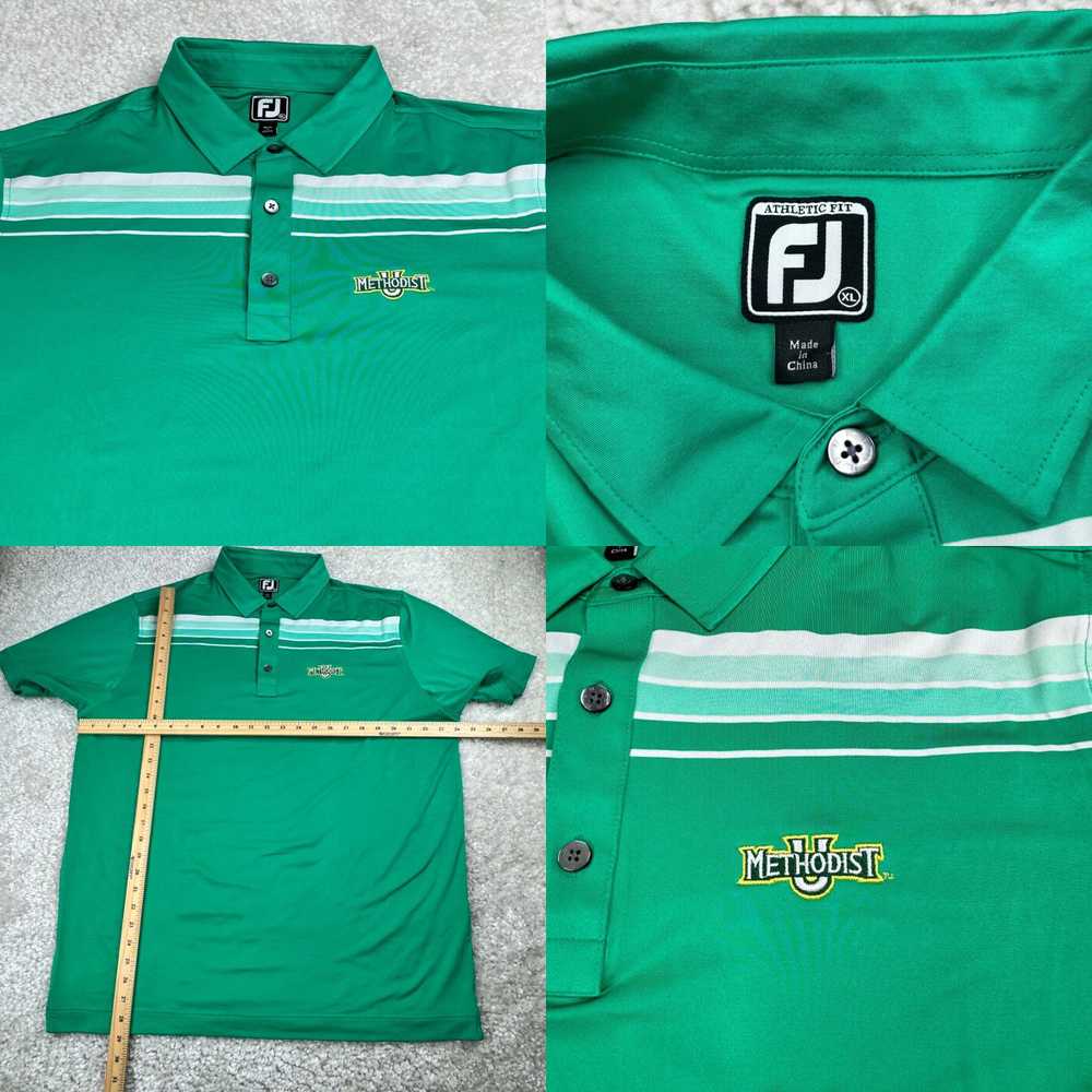 Footjoy Footjoy Polo Shirt Men XL Green SS Golf P… - image 4