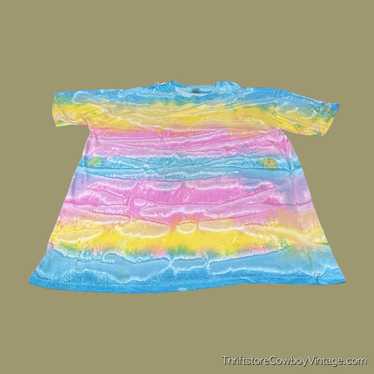 Vintage Vintage Rainbow Shirt Adult 90s Speckled D