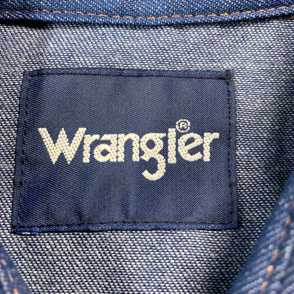 Wrangler VINTAGE Wrangler Shirt Mens Medium Butto… - image 3