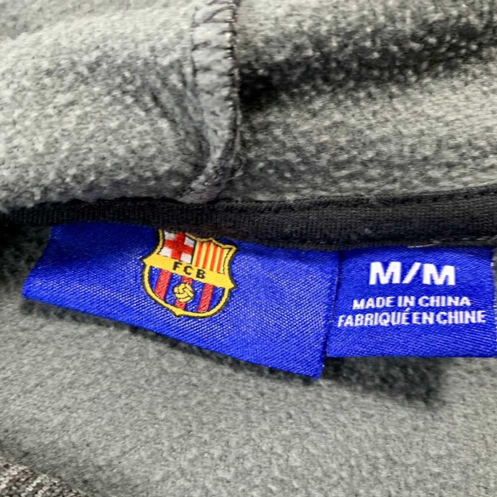 Vintage FCB FC BARCELONA Hoodie Sweatshirt Mens M… - image 3