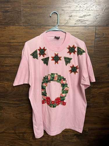 Designer Vintage Ugly Christmas Wreath Shirt - DIY