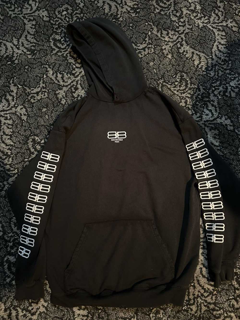 Balenciaga Balenciaga SS22 BB Paris Hoodie - image 1