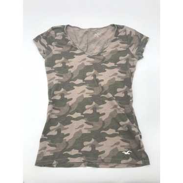 Vintage Hollister T-Shirt Women Small Camouflage … - image 1