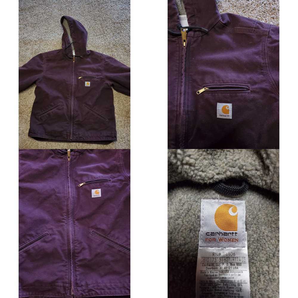 Carhartt VTG Carhartt Jacket Medium Womens Purple… - image 4