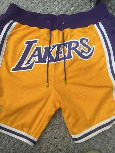 Just Don Just Don x Mitchell & Ness Lakers Shorts