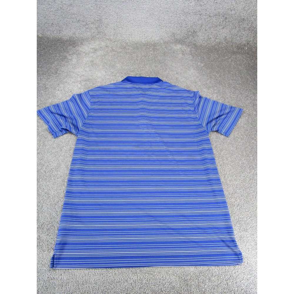 Nike Nike Golf Polo Shirt Mens Large Blue Striped… - image 3