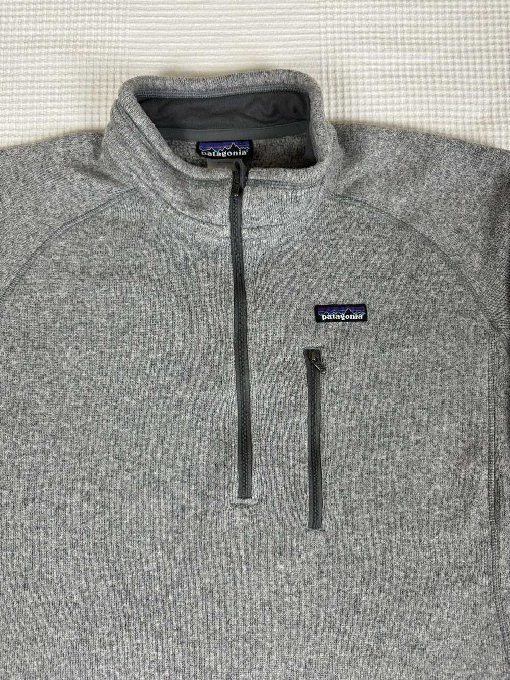 Patagonia Patagonia Grey Fleece 1/4 Zip Jacket Si… - image 2