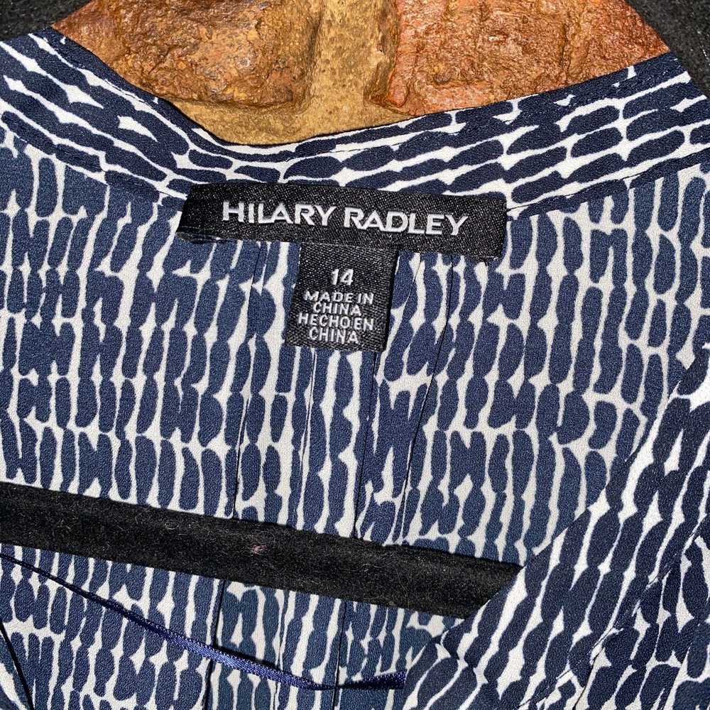 Other Hilary Radley Navy Blue White Sleeveless Mi… - image 4