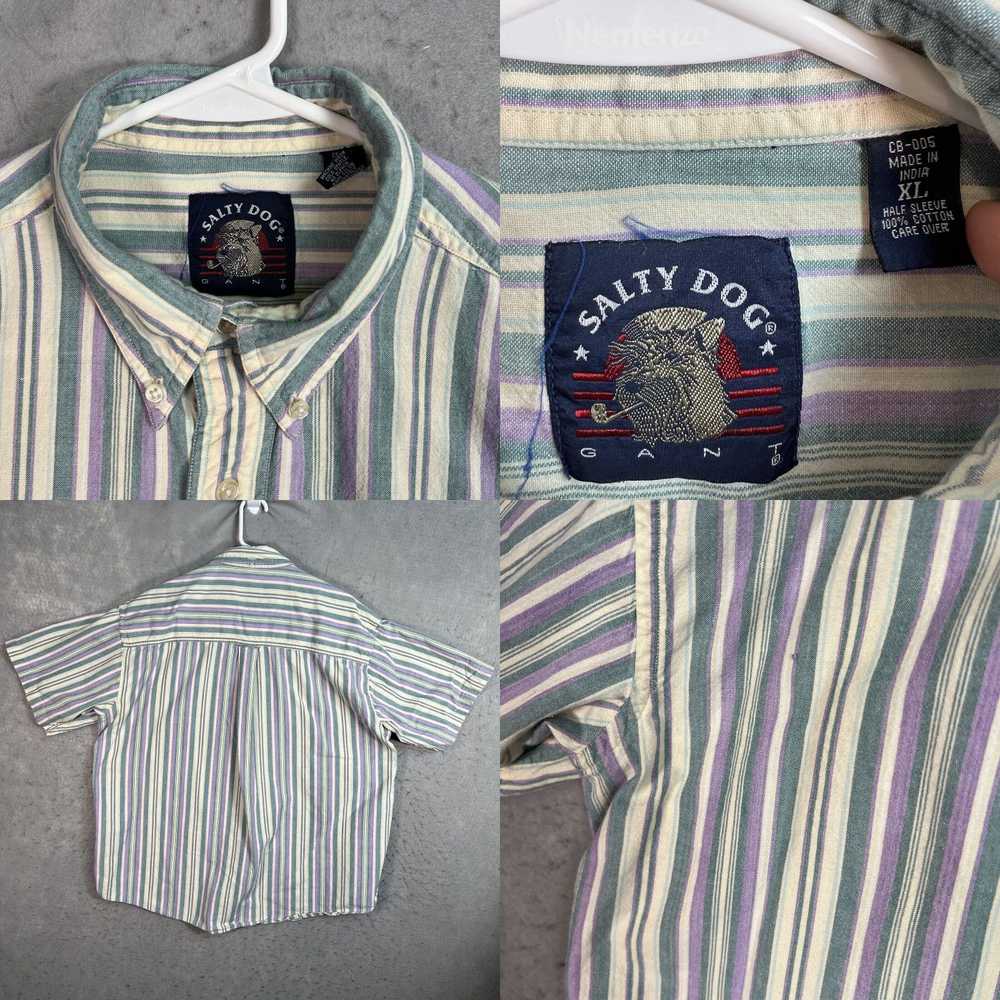 Gant Vintage 90s Gant Salty Dog Striped Pocket Bu… - image 4